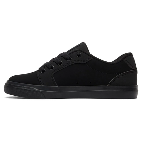 DC DC Youth Anvil Shoes - Black/Black Black/Black 11 Youth Boys Skate Shoes 5T to 13T and 1 to 7 US Size