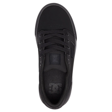 DC DC Youth Anvil Shoes - Black/Black Black/Black 11 Youth Boys Skate Shoes 5T to 13T and 1 to 7 US Size