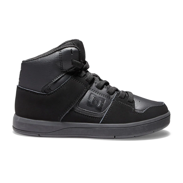 DC DC Youth Cure Shoes - Black/Black/Black Black/Black/Black 4 Youth Boys Skate Shoes 5T to 13T and 1 to 7 US Size