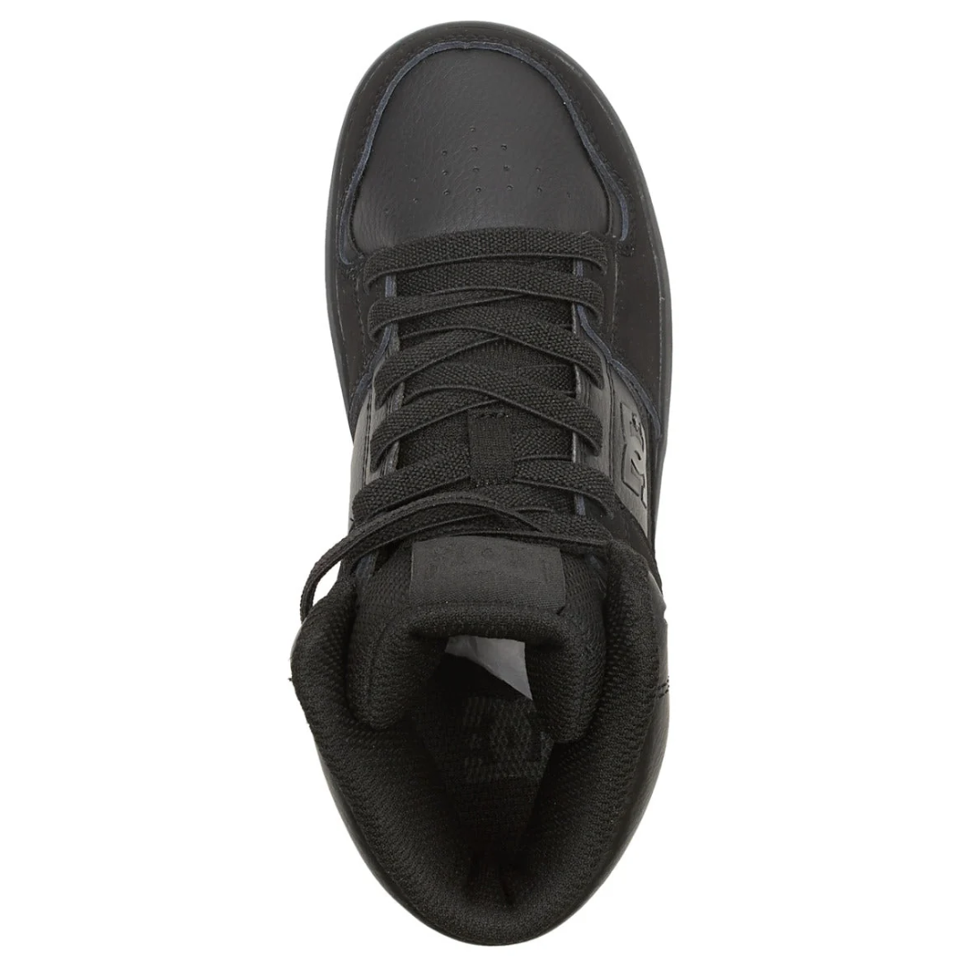 DC DC Youth Cure Shoes - Black/Black/Black Black/Black/Black 4 Youth Boys Skate Shoes 5T to 13T and 1 to 7 US Size