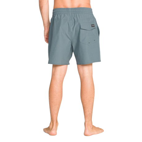 Volcom Volcom Men's Lido Solid Trunk 16 - Tradewinds Tradewinds S Mens Elastic Swim Trunks
