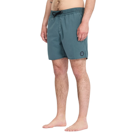 Volcom Volcom Men's Center Trunk 17 - Tradewinds Tradewinds S Mens Elastic Swim Trunks