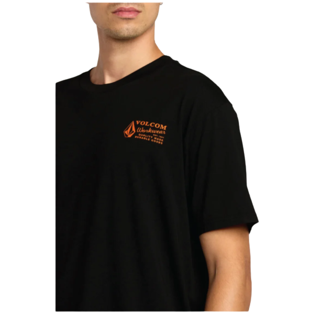 Volcom Volcom Men's Workwear SST - Black Black S Mens T-Shirts
