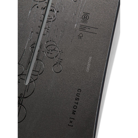 Burton Burton Men's Men's Custom X Camber Snowboard Snowboard - Etched Etched 158 Mens Snowboards