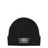 Vans Vans Men's KNU Patch Beanie - Black Black One Size Mens Hats Flat Brim