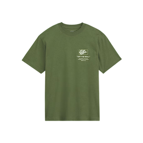 Vans Vans Men's Stacked HI SS Tee - Green Balsam Green Balsam M Mens T-Shirts