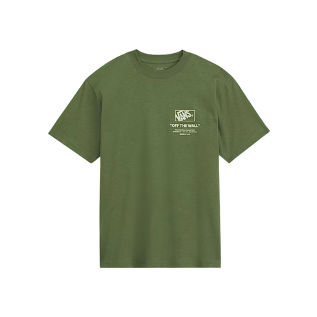 Vans Vans Men's Stacked HI SS Tee - Green Balsam Green Balsam M Mens T-Shirts