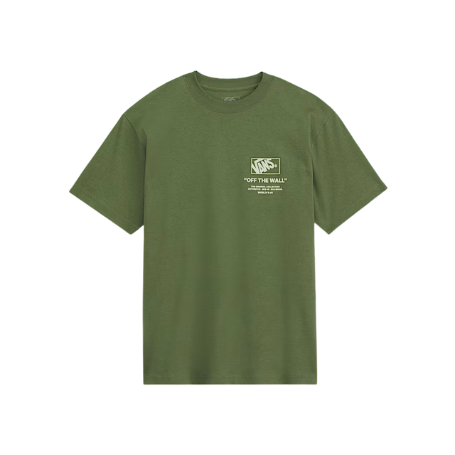 Vans Vans Men's Stacked HI SS Tee - Green Balsam Green Balsam M Mens T-Shirts