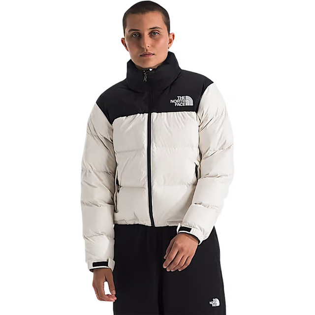 The North Face The North Face Women's 1996 Retro Nuptse Jacket - White Dune/TNF Black-Recycled Down White Dune/TNF Black-Recycled Down S Womens Insulated Jackets