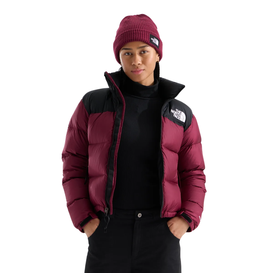 The North Face The North Face Women's 1996 Retro Nuptse Jacket - Burgundy Crush/TNF Black Burgundy Crush/TNF Black S Womens Insulated Jackets
