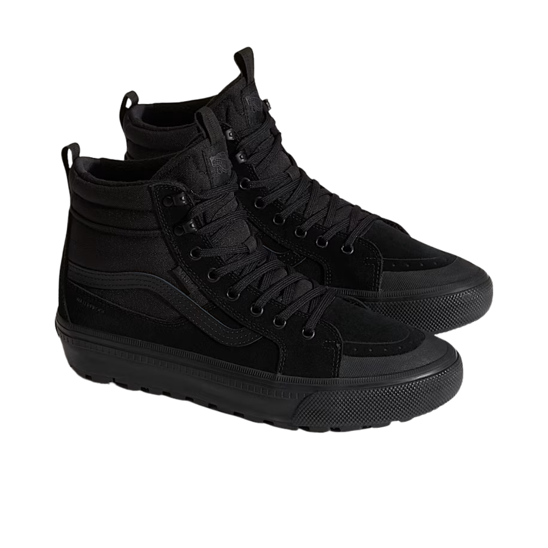 Vans Vans Unisex Sk8-HI Waterproof Insulated - Black/Black Black/Black 9/10.5 Unisex Skate Shoes 6 to 18