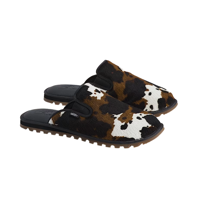 Vans Vans Unisex Mountain Mule - Pony Hair Brown/Black Pony Hair Brown/Black 9/10.5 Unisex Skate Shoes 6 to 18