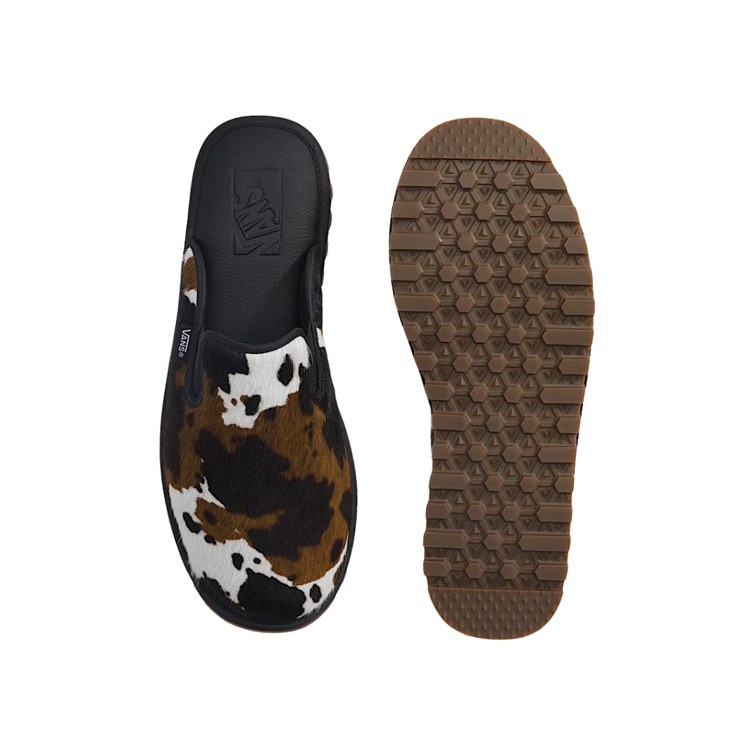 Vans Vans Unisex Mountain Mule - Pony Hair Brown/Black Pony Hair Brown/Black 9/10.5 Unisex Skate Shoes 6 to 18