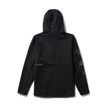 Roark Roark Men's El Morro Zip Fleece 2.0 - Black Black M Mens Pullover Hoodies