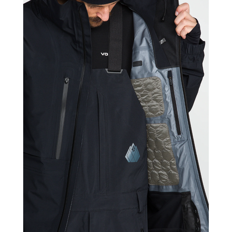 Volcom Volcom Men's TDS INF Gore-Tex Jacket - Black Black M Mens Gore-Tex Jackets