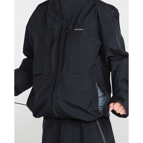 Volcom Volcom Men's TDS INF Gore-Tex Jacket - Black Black M Mens Gore-Tex Jackets