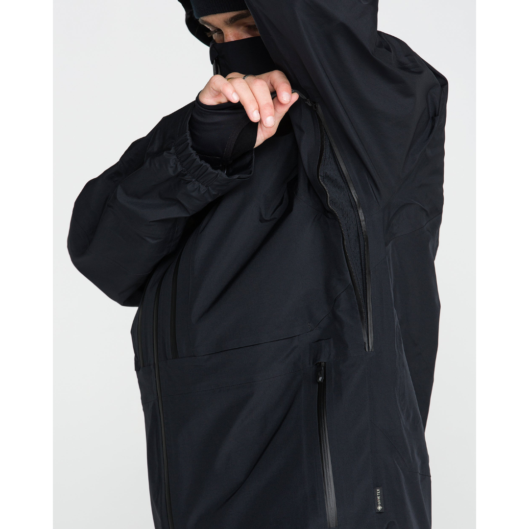 Volcom Volcom Men's TDS INF Gore-Tex Jacket - Black Black M Mens Gore-Tex Jackets