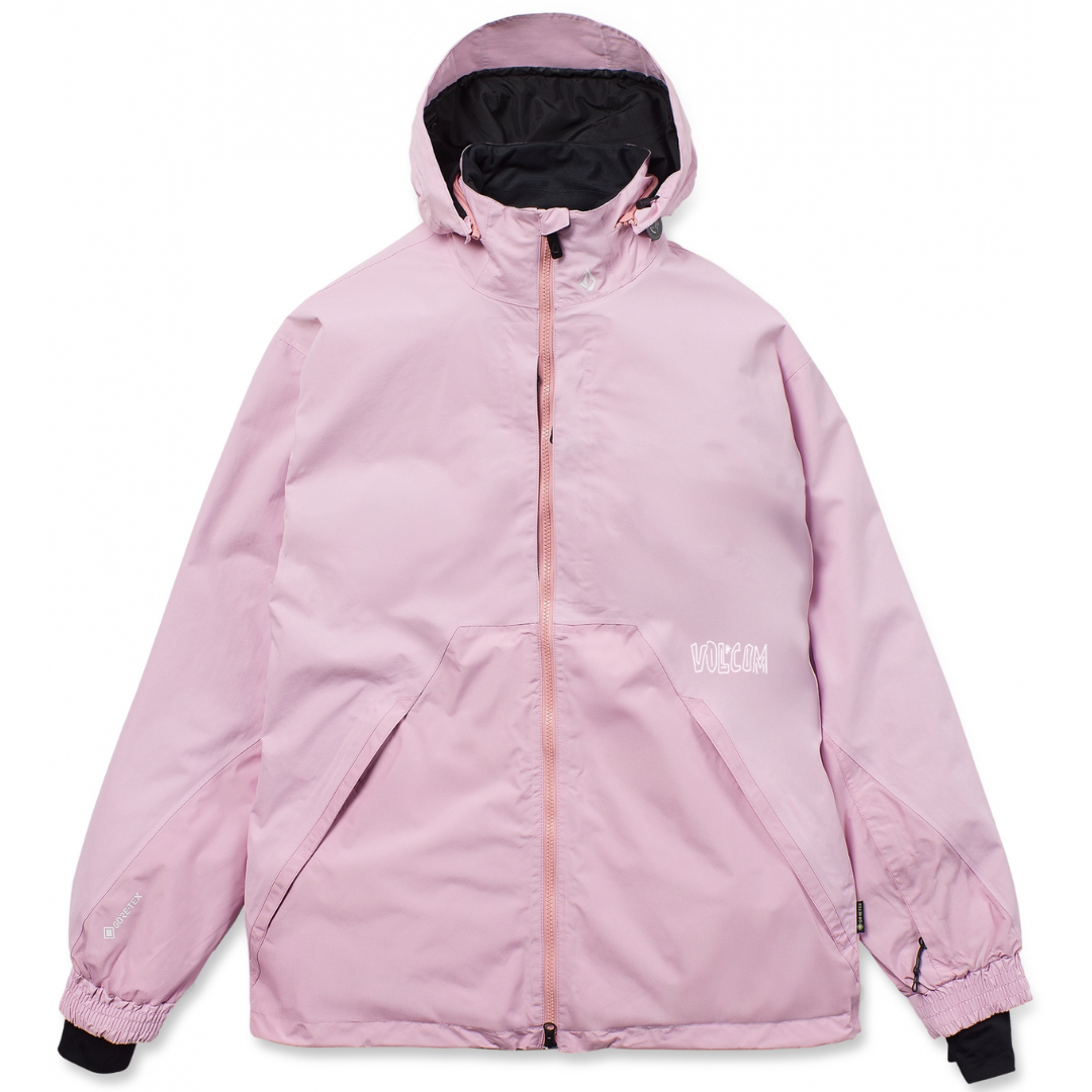 Volcom Volcom Men's Longo Gore-Tex Jacket - Pink Pink L Mens Gore-Tex Jackets