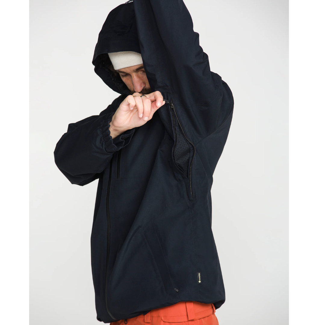 Volcom Volcom Men's L Gore-Tex Jacket - Black Black M Mens Gore-Tex Jackets