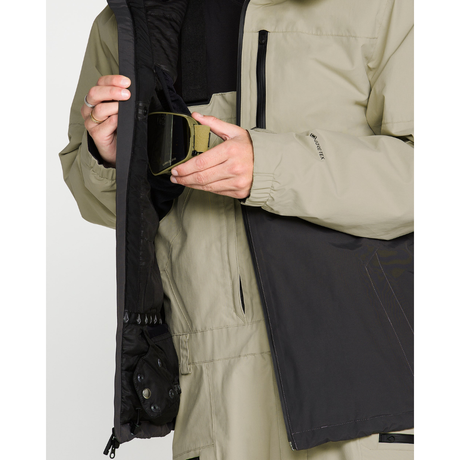 Volcom Volcom Men's L Gore-Tex Jacket - Dark Grey Dark Grey M Mens Gore-Tex Jackets
