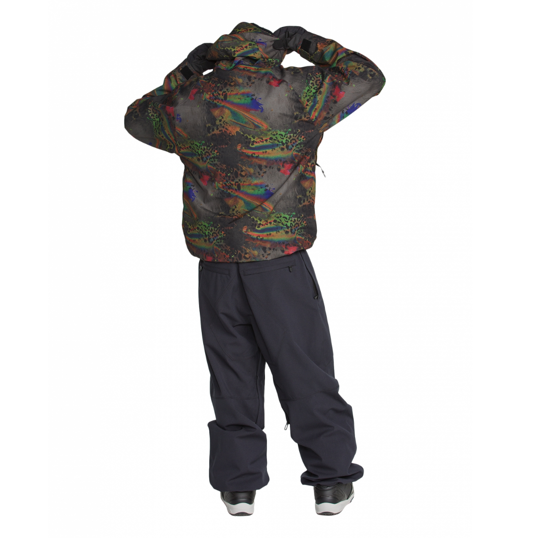 Volcom Volcom Men's Hossegor 20K Pullover - Cheetah Cheetah XXS Mens Insulated Snowboard Jacket