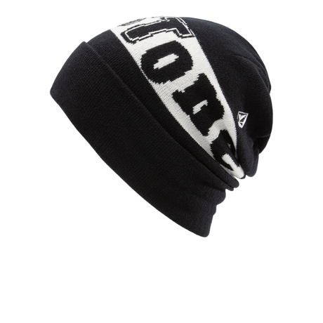 Volcom Volcom Men's Stone Funk Beanie - Black BLACK ONESZ Mens Toques