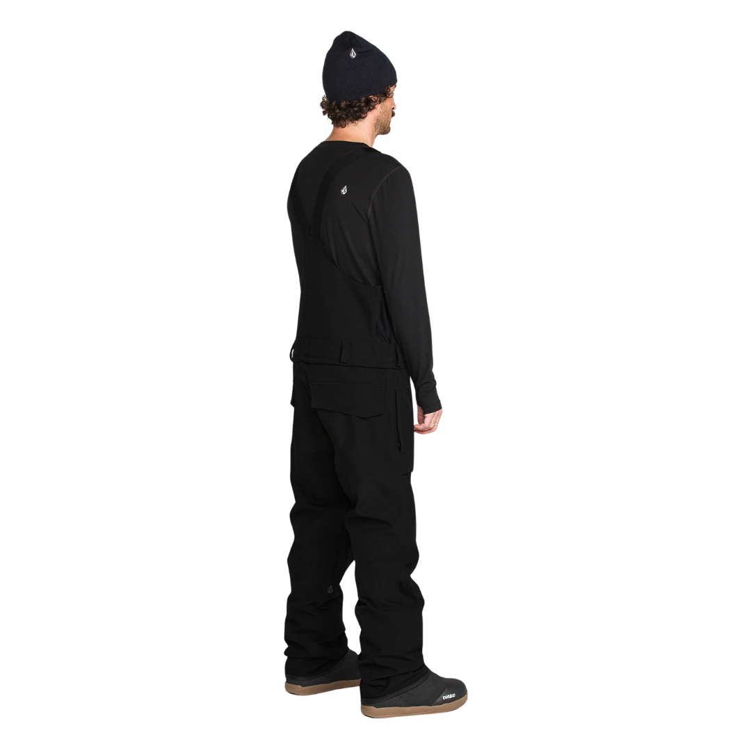 Volcom Volcom Men's Roan Bib Overall - Black Black M Mens Snowboard Bib Pants