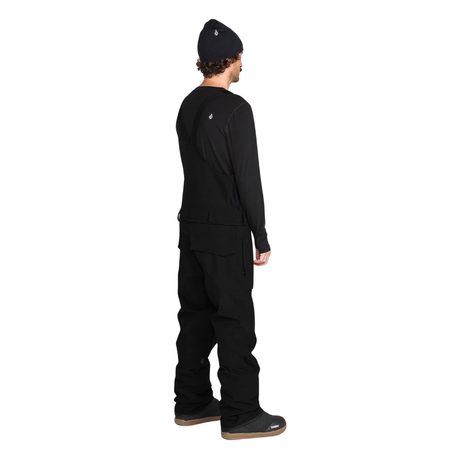 Volcom Volcom Men's Roan Bib Overall - Black Black M Mens Snowboard Bib Pants