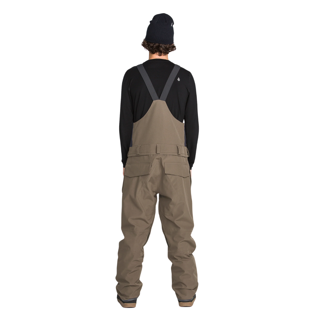Volcom Volcom Men's Roan Bib Overall - Teak Teak M Mens Snowboard Bib Pants
