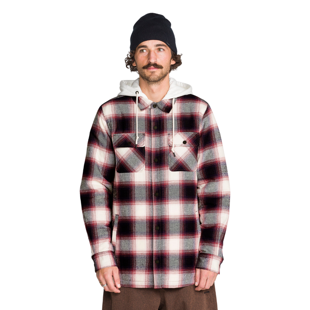 Volcom Volcom Men's Enson Ins Riding Flannel - Blue Blue M Mens Street Jackets