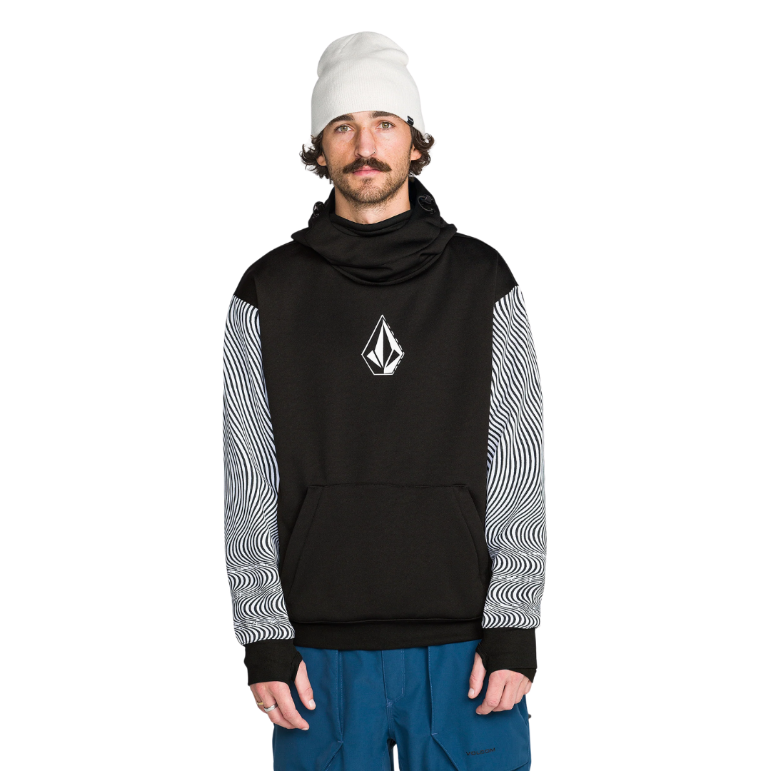 Volcom Volcom Men's Hydro Riding Hoodie - Black/White Black/White M Mens Pullover Hoodies