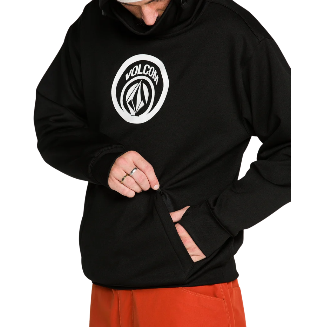 Volcom Volcom Men's Hydro Riding Hoodie - Black Black M Mens Pullover Hoodies