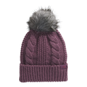 The North Face The North Face Women's Oh Mega Fur Pom Beanie - Grounded Plum Grounded Plum OS Womens Toques