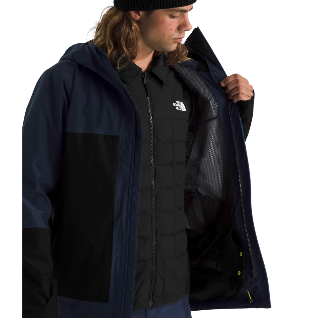 The North Face The North Face Men's THERMOBALL™ Snow Triclimate™ Jacket - Bold Blue/TNF Black Bold Blue/TNF Black M Mens Insulated Snowboard Jacket