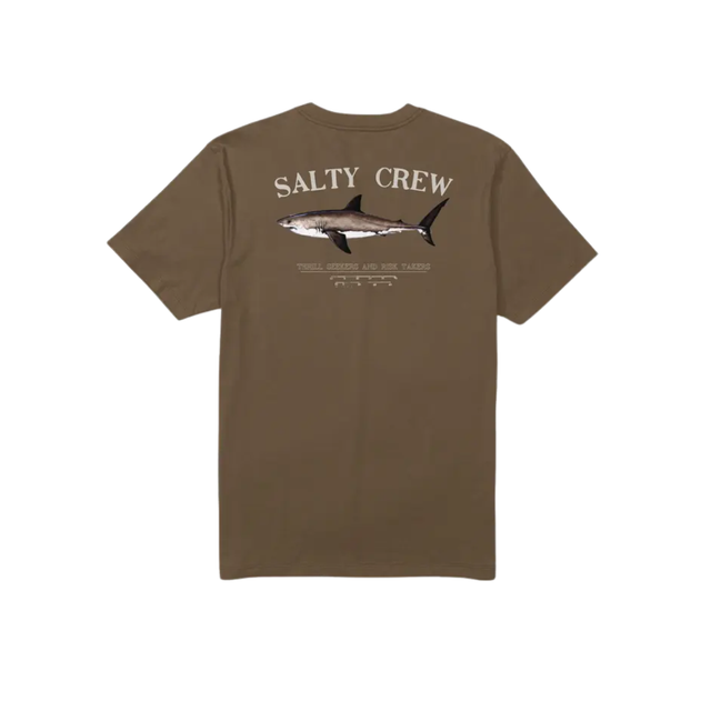 Salty Crew Salty Crew Men's Bruce Premium Tee Sepia M Mens T-Shirts