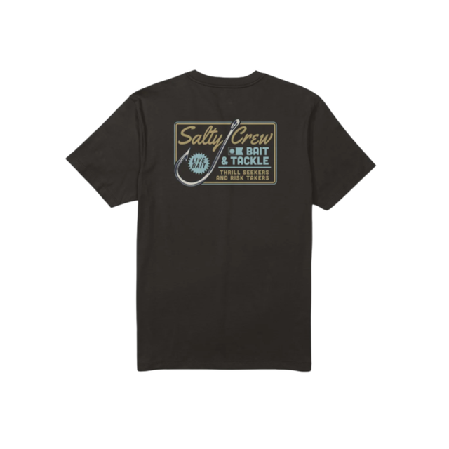 Salty Crew Salty Crew Men's Hooked Up SS Tee Black M Mens T-Shirts