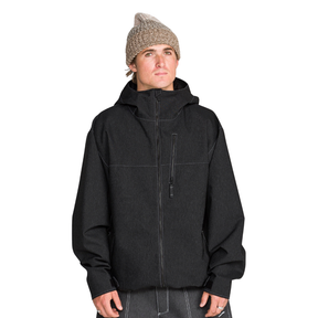 Volcom Volcom Men's Top Stitch Jacket - Black Denim Black Denim M Mens Insulated Snowboard Jacket