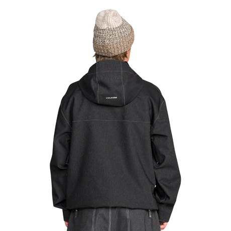 Volcom Volcom Men's Top Stitch Jacket - Black Denim Black Denim M Mens Insulated Snowboard Jacket