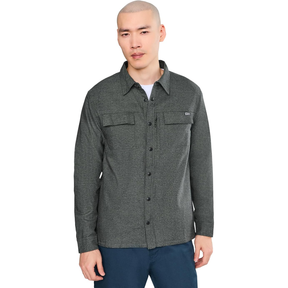 Salty Crew Salty Crew Men's Fathom LS Tech Shacket Agave M Mens Street Jackets