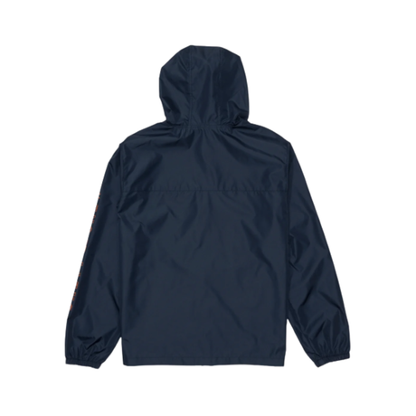 Salty Crew Salty Crew Men's Surface Windbreaker Jacket Navy/Orange M Mens Windbreakers
