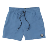 Volcom Volcom Men's Lido Solid Trunk 16 - Blueberry Blueberry S Mens Elastic Swim Trunks