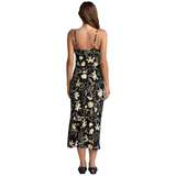 RVCA RVCA Women's Aelia Midi Dress - RVCA Black RVCA Black XS Womens Short Dresses