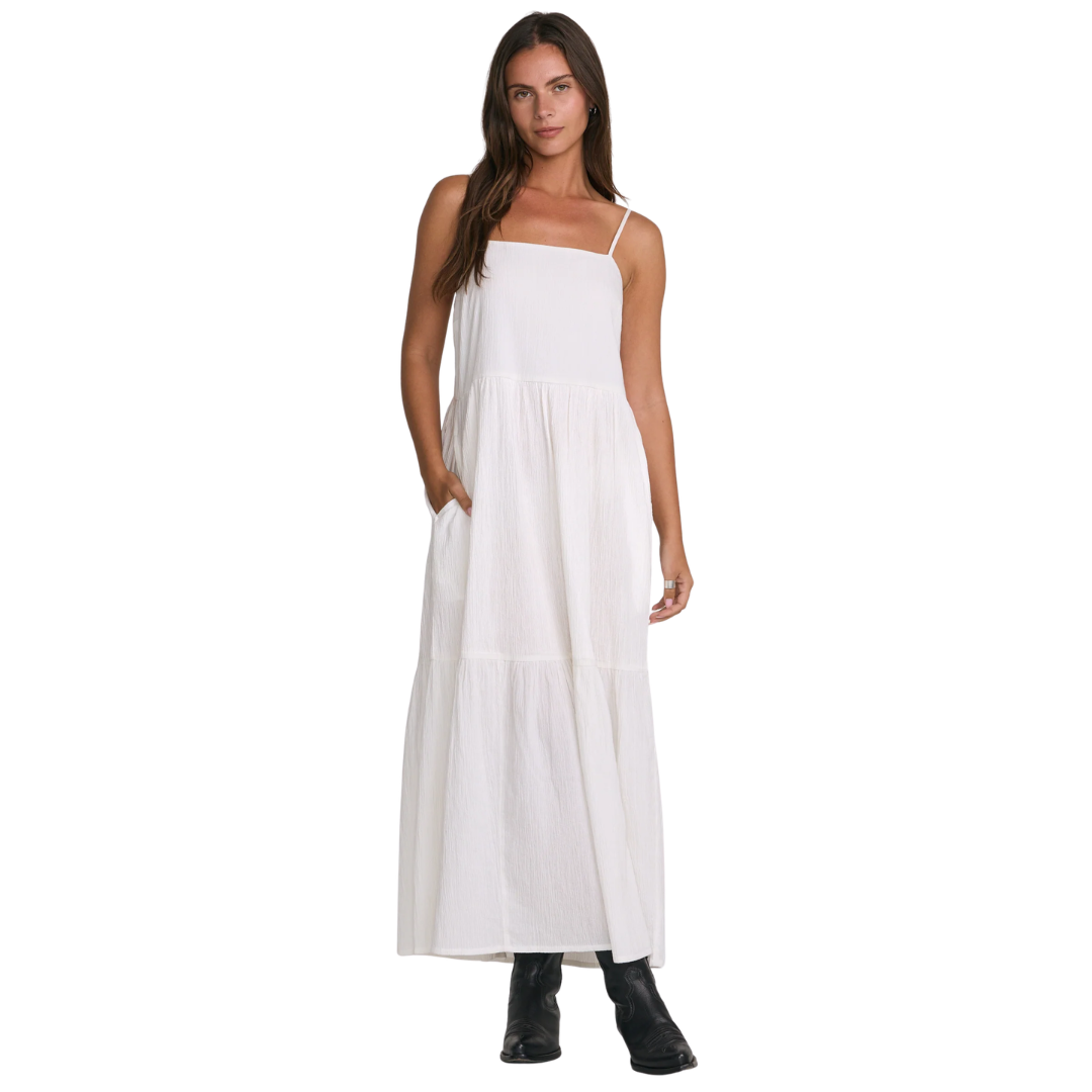 RVCA RVCA Women's New Yume Maxi Dress - Whisper White Whisper White XS Womens Long Dresses