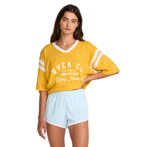 RVCA RVCA Women's Vacation Short - Blue Dust Blue Dust XS Womens Fabric Shorts