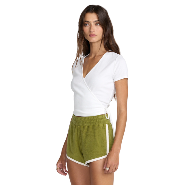 RVCA RVCA Women's Vacation Short - Moss Moss XS Womens Fabric Shorts