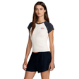 RVCA RVCA Women's Workshop SS Raglan - Washed Black Washed Black S Womens T-Shirts