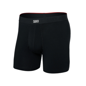 Saxx Saxx Men's Vibe XTRA Boxer Brief Fly - Black Black XS Mens Boxer Brief Underwear