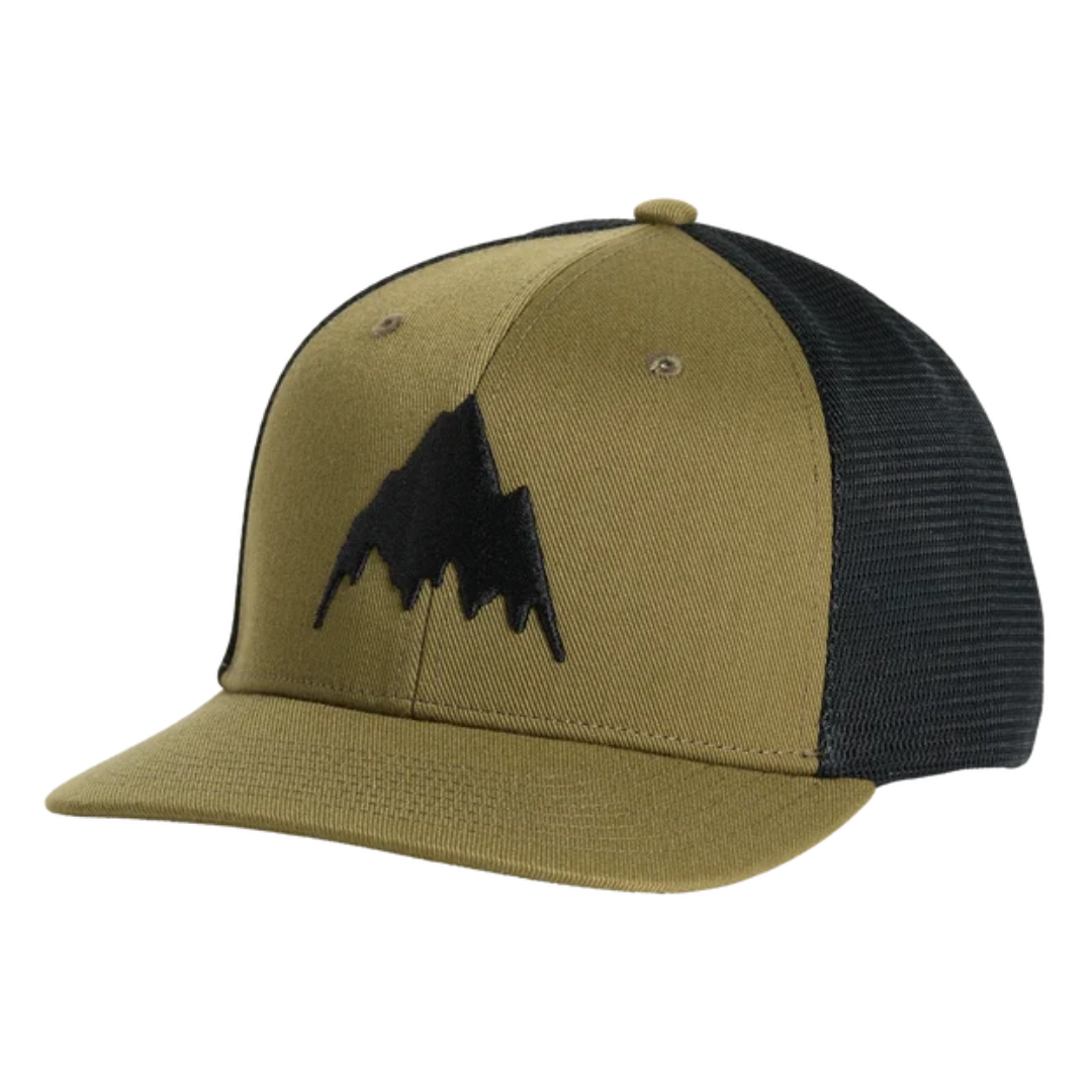 Burton Burton Men's Harwood Snapback Hat - Dried Moss Dried Moss 1SZ FITALL Mens Hats Curved Brim