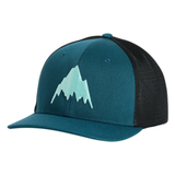 Burton Burton Men's Harwood Snapback Hat - Atlantic Teal Atlantic Teal 1SZ FITALL Mens Hats Curved Brim