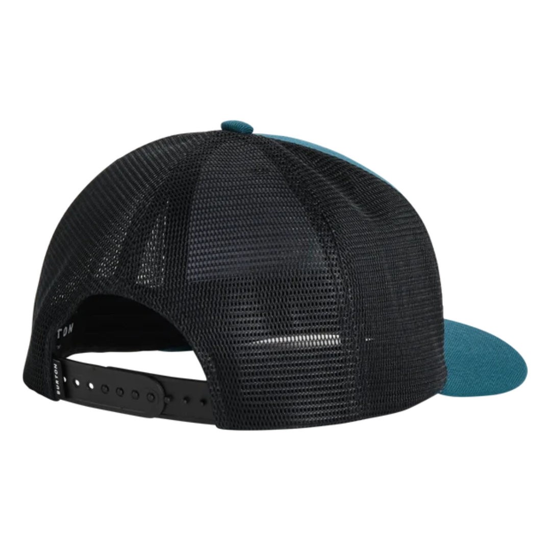 Burton Burton Men's Harwood Snapback Hat - Atlantic Teal Atlantic Teal 1SZ FITALL Mens Hats Curved Brim